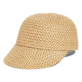 Sombrero Genuino de Diseñador Eric Javits NY - Mondo Cap - Color Peanut.